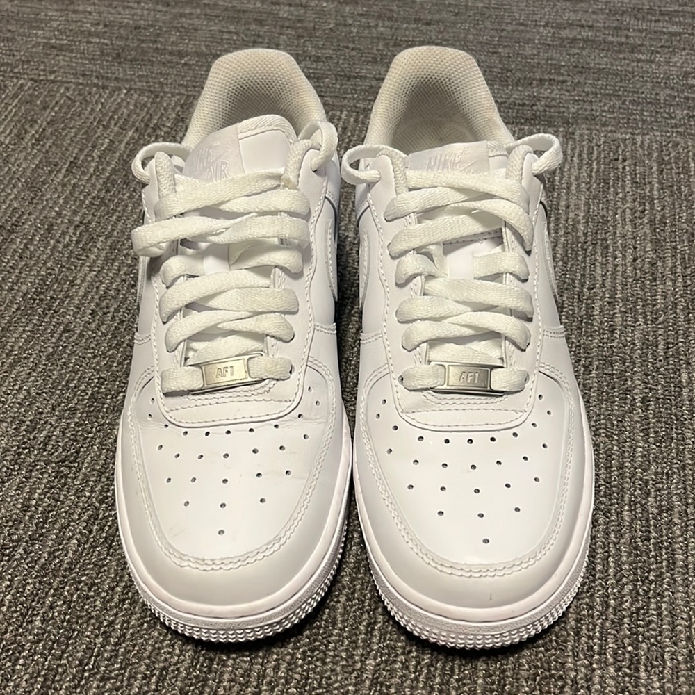 White Nike Airforces